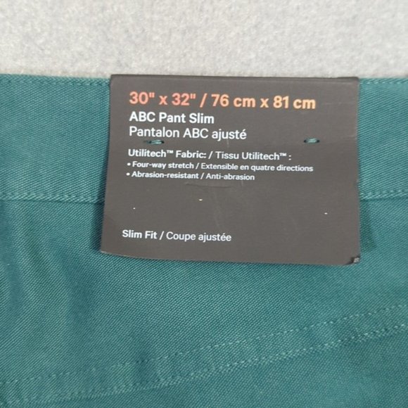 Lululemon Pants Men's 30x32 Green ABC Pant Slim Utilitech Performance Casual NWT - Picture 6 of 13